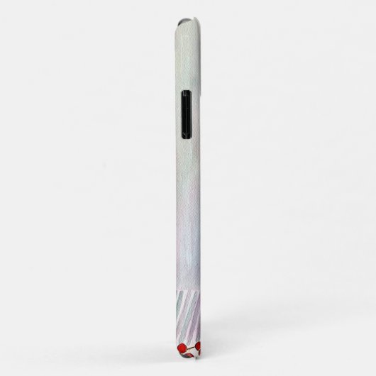 Roodkerstaven waterverf fijne kunst Case-Mate iPhone case (Achterkant/rechts)