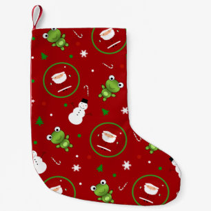 Roodkikkers santa claus snewmen kleine kerstsok