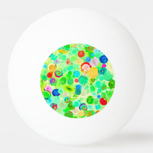 Roodkleurige spiraalkosmos, kruidzak pingpongballen