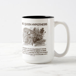 Roodkoningin Hypothese (Alice Red Queen Wonderland Tweekleurige Koffiemok