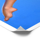 Roodkop bij omhoog zwendelen poster (Hoek)