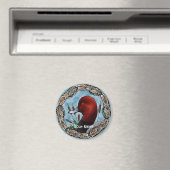 Roodkop Eend magneet (Insitu (Vaatwasser))
