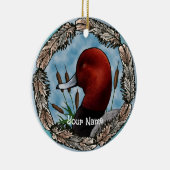 Roodkop Eend ornament (Rechts)