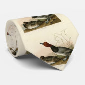 Roodkopeend - van de Amerikaanse vogels van Audubo Stropdas (Opgerold)