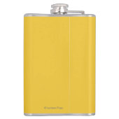 Roodkopige Poster voor het glimlachen en slachten Heupfles (Achterkant)