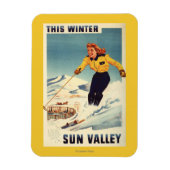 Roodkopige Poster voor het glimlachen en slachten Magneet (Verticaal)