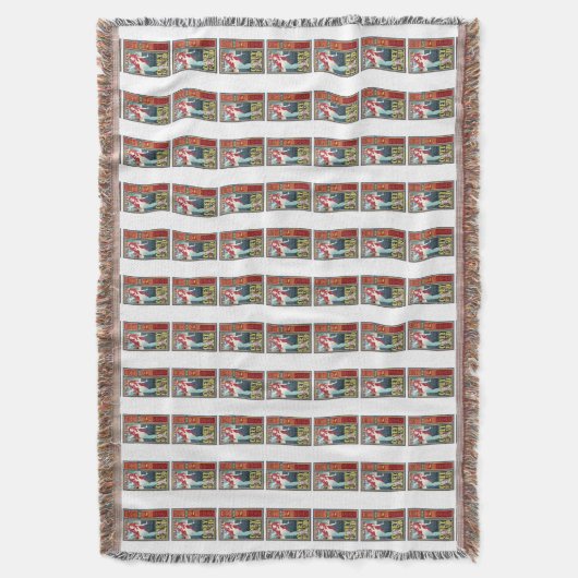 roodkopige zeemeerminnen deken (Voorkant Verticaal)