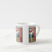 roodkopige zeemeerminnen espresso kop (Voorkant rechts)