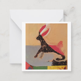 Roodkopkonijn Notitiekaartje