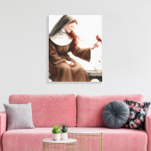 Roodkoppen Canvas Afdruk (Insitu (Woonkamer))