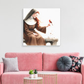 Roodkoppen Canvas Afdruk (Insitu (Woonkamer))