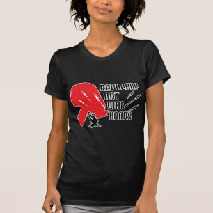 Roodkoppen geen koppen t-shirt