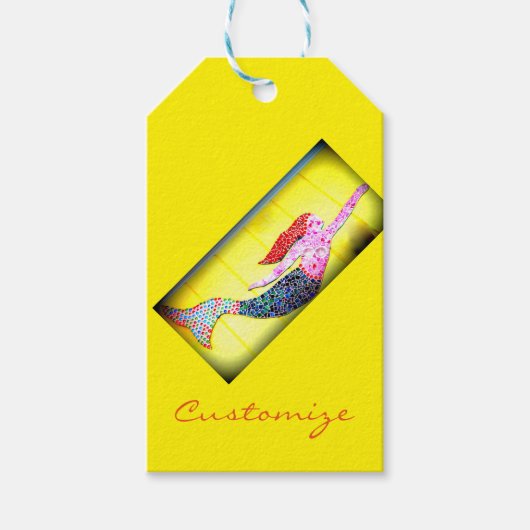 roodkopzeemeermin cadeaulabel (Voorkant)