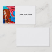 roodkopzeemeervis visitekaartje (Voorkant / Achterkant)