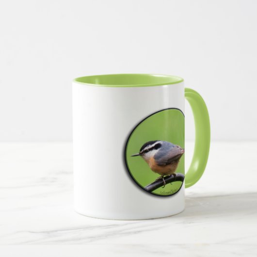 Roodkorrelig Nuthatch Mok (Voorkant rechts)