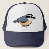 Roodkorrelig Nuthatch Trucker Pet (Voorkant)