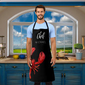 Roodkreeft, kokok schort