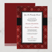 Roodkreukvelvet-weddenschap (5x7 Flat) Kaart (Voorkant / Achterkant)