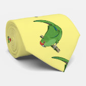 Roodkruinparkiet Kākāriki Stropdas (Opgerold)