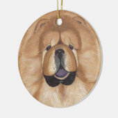 Roodkuifornament Keramisch Ornament (Links)