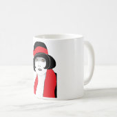 Roodlinten uit 1920 koffiemok (Voorkant rechts)