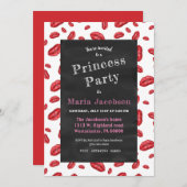 Roodlipstick prints kaart (Voorkant / Achterkant)