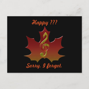 Roodmakreel in Herfst Colour Harmony Briefkaart