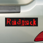 Roodnek Bumpersticker (Op auto)