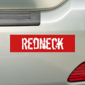 Roodnek Bumpersticker (Op auto)
