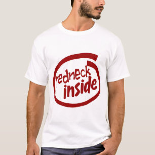 Roodnek in T-Shirt