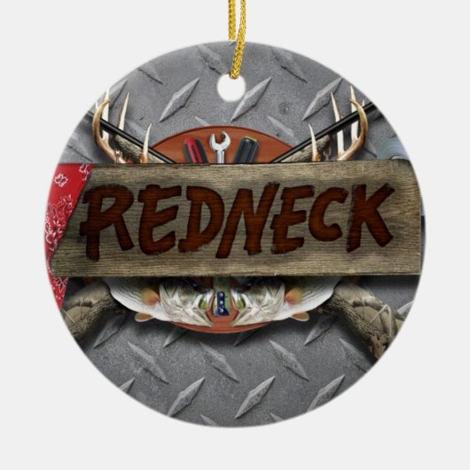 Roodnek Keramisch Ornament (Voorkant)