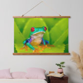 Roodogige boomkikker, Costa Rica Hangend Wandkleed (Slaapkamer)