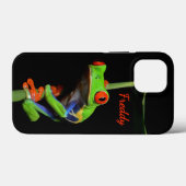 Roodogige Geschilderde Boomkikker Persoonlijke Naa Case-Mate iPhone Case (Achterkant (horizontaal))