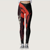 Roodogige Horror Leggings (Voorkant)