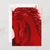Roodpaarden Briefkaarten 21 (Voorkant / Achterkant)