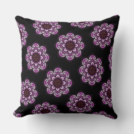 Roodpaarse lotus kussen