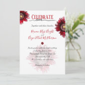 Roodpapaver Kaart (Staand voorkant)