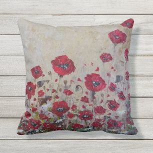 Roodpapaver voor Sierkussen