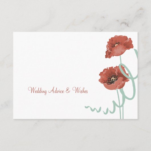 Roodpindenkaarten voor huwelijksadviezen en -kaart advieskaart (Achterkant)