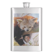 Roodrode panda flacon (Voorkant)