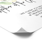 Roodroze Voor Moeder van de Bruidegom Bruiloft Ger Poster (Hoek)