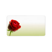 RoodrozenAdresetiketten Etiket (Voorkant)