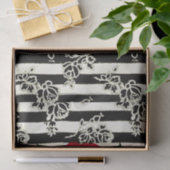 roodrozenpapier tissuepapier (Geschenk)
