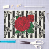 roodrozenpapier tissuepapier (Craft)