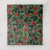 Roodrozenweddenschap (Binnenkant ongevouwen)