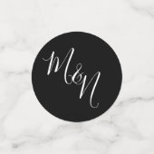 Roodrozenweddenschap Confetti (Kleine voorkant)