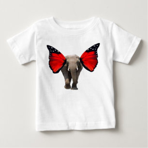 Roodscharnierend Baby T-shirt