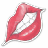 Roodspoelen Sticker (Voorkant)