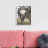 RoodstaartHawk 8 x 10 inch Canvas Afdruk (Insitu (Woonkamer))