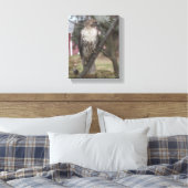 RoodstaartHawk 8 x 10 inch Canvas Afdruk (Insitu (Slaapkamer))